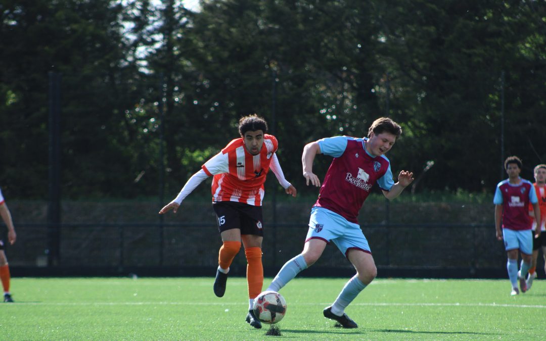 Match play from Ashford Town (Middlesex) 2-0 Milton United, 18/04/26. Photo by Lillian Coates